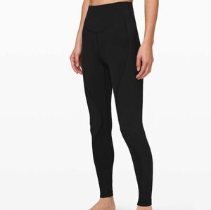 Lululemon Wade The Waters Paddle Tight Leggings Black 6 HR 28" Inseam
